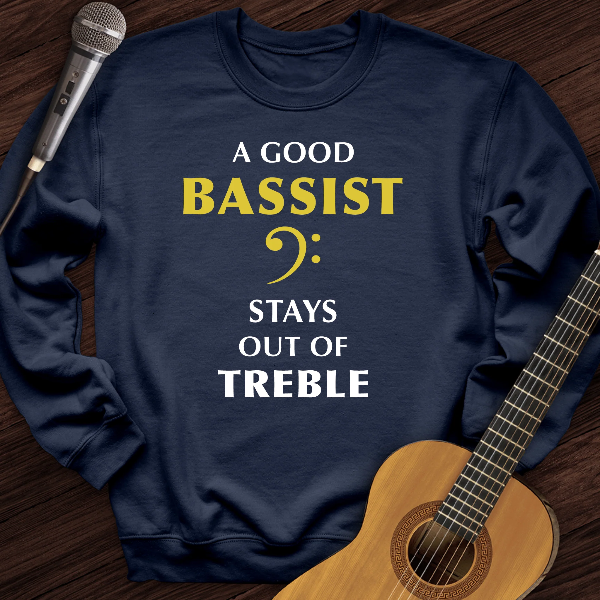 A Good Bassist Crewneck