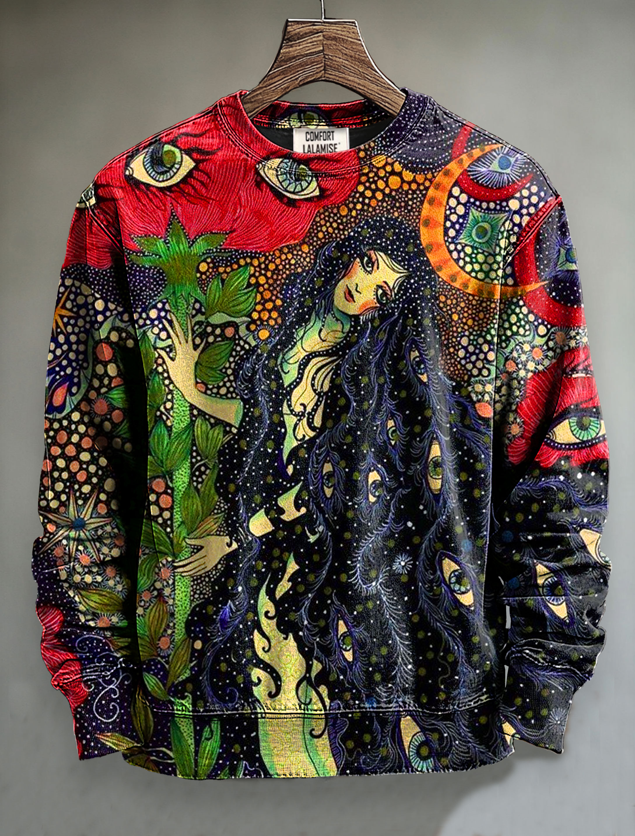 Astral Flora Art Print Casual Sweatshirt