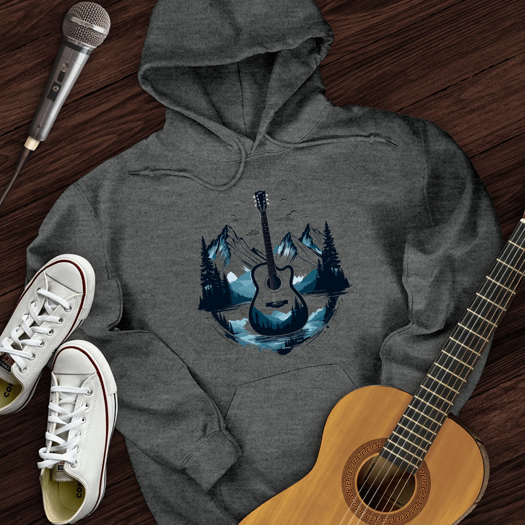 Glacier Guitar Hoodie