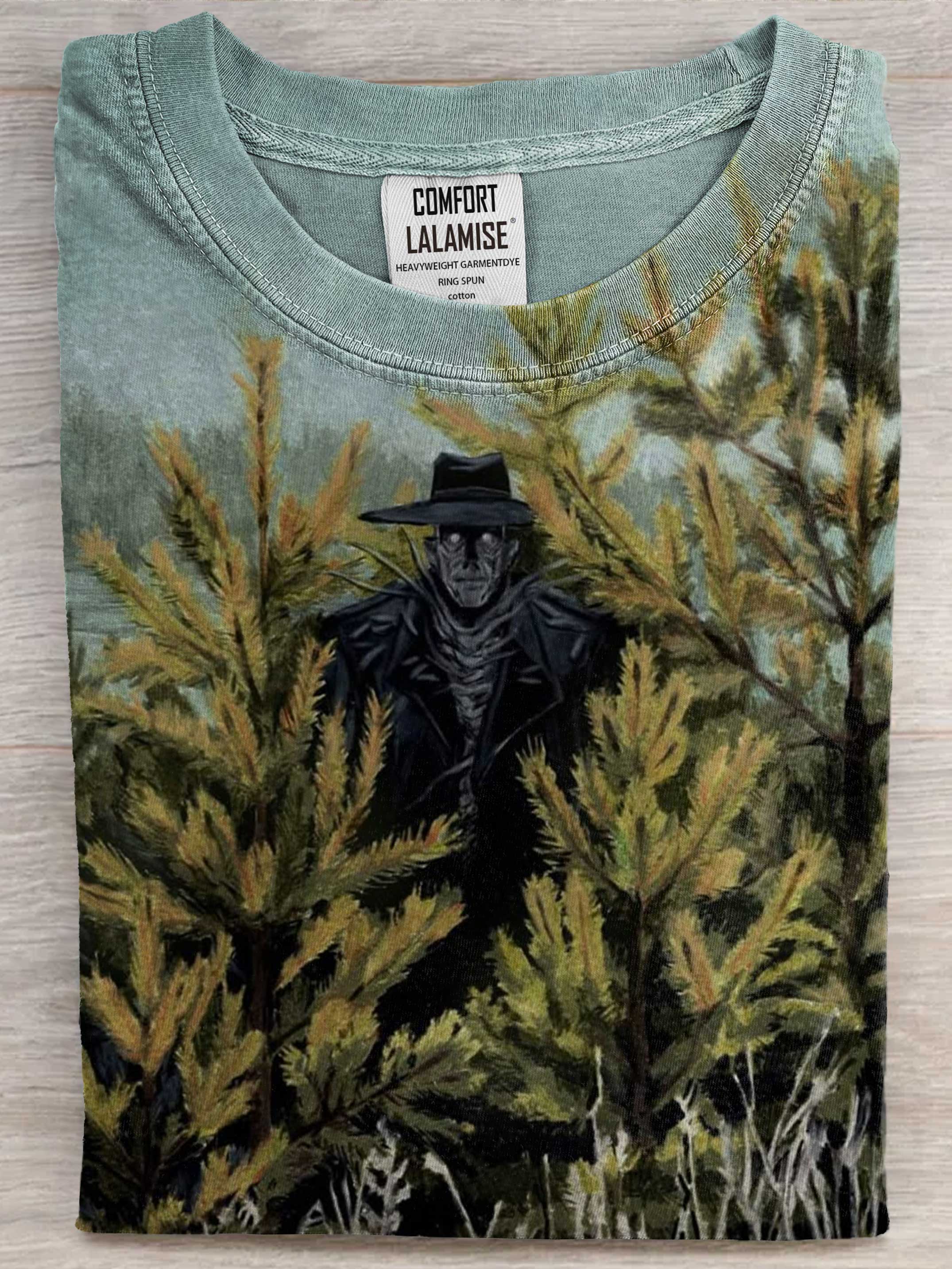 Dark Art Print Casual Short Sleeve T-shirt