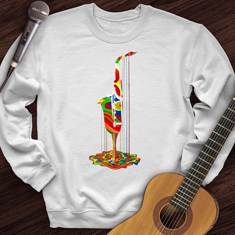Melting Saxophone Crewneck