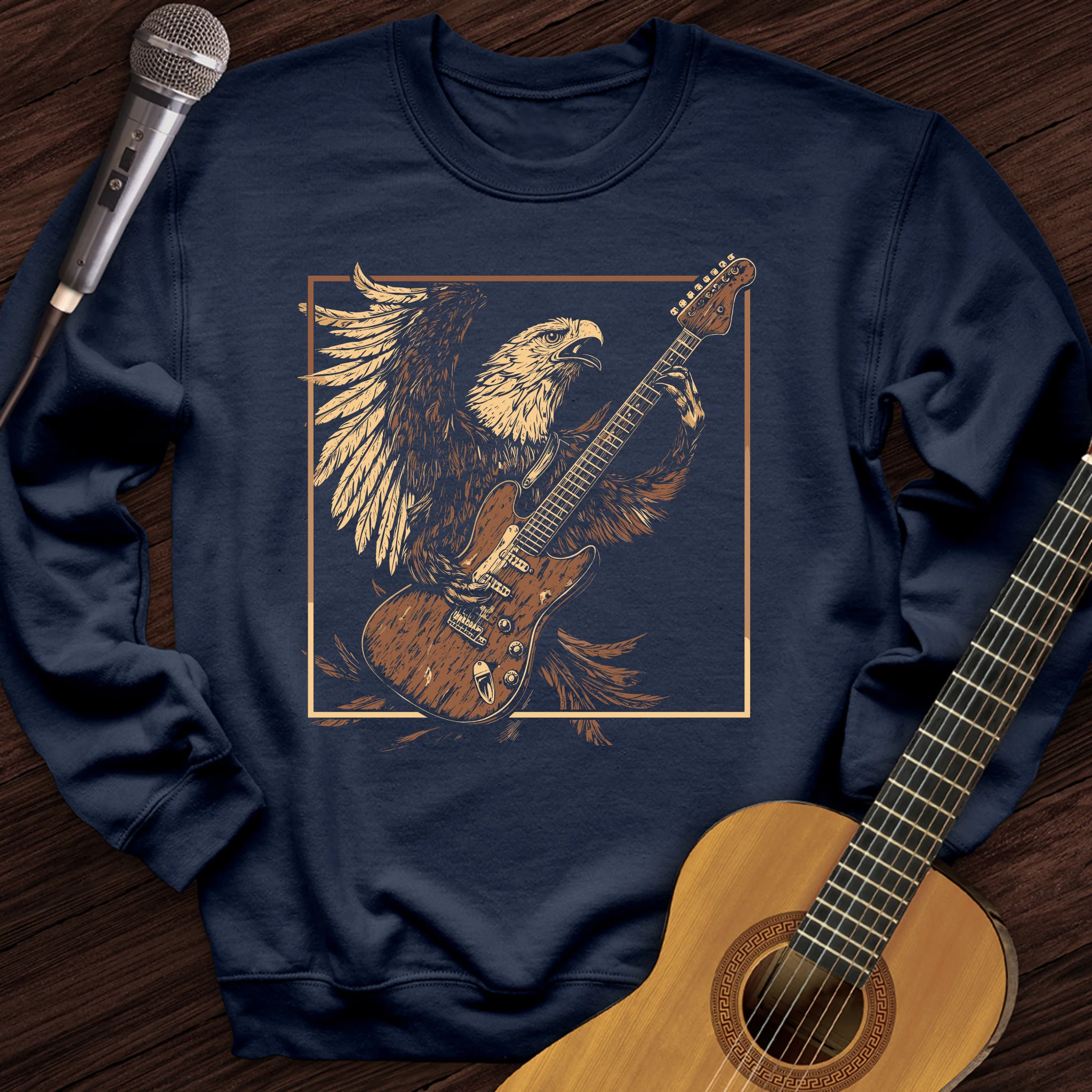 Majestic Eagle Guitar Crewneck