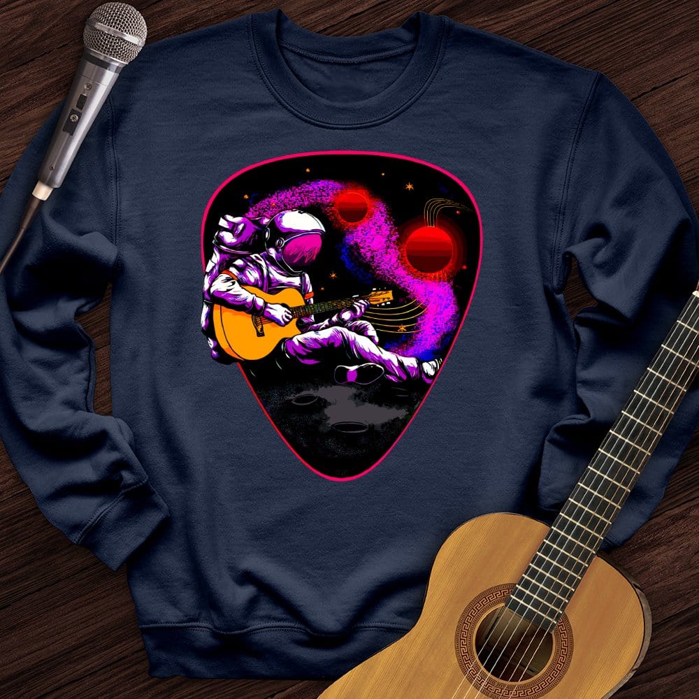 Space Guitar Plectrum Crewneck
