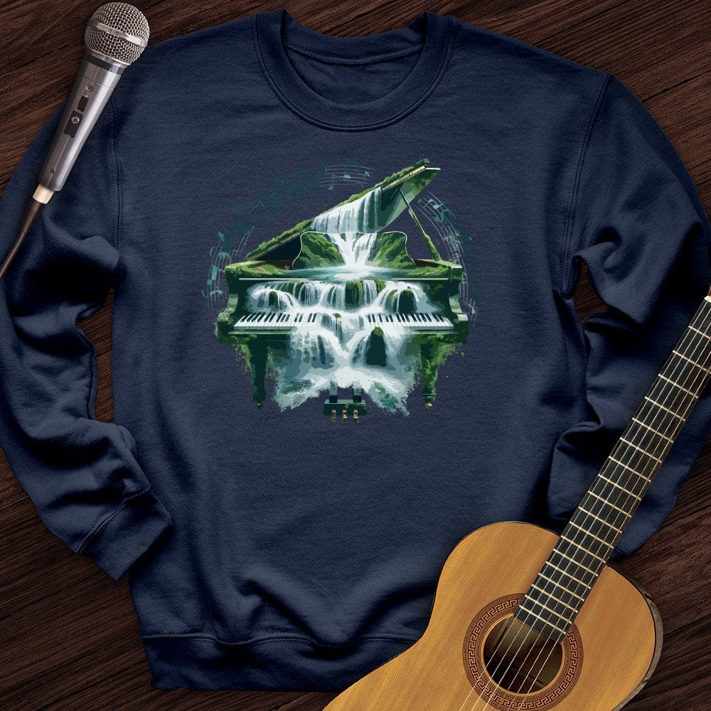 Piano Waterfall Crewneck
