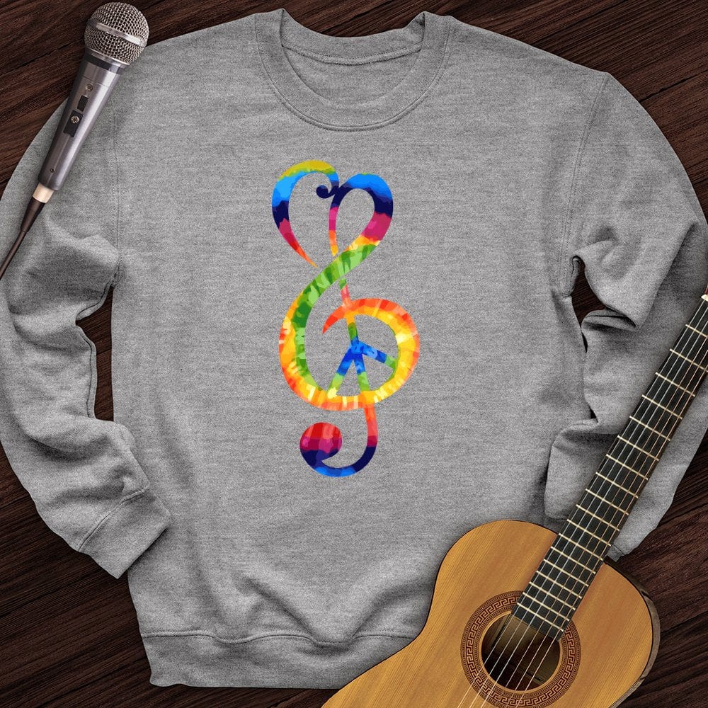 Peace Music Note Crewneck