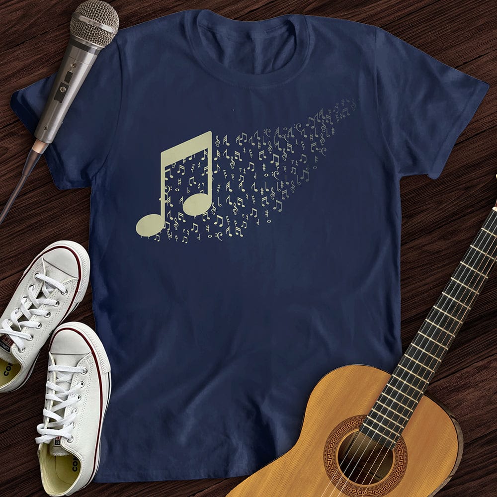 Music Note Floating Away T-Shirt