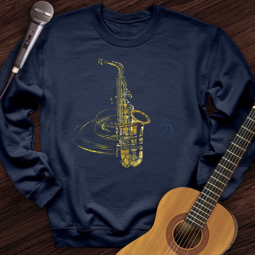 Colorful Sax Crewneck