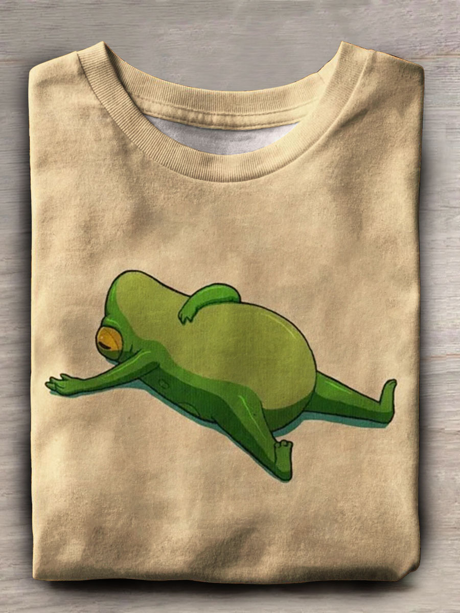 Frog Art Prints Casual T-shirt