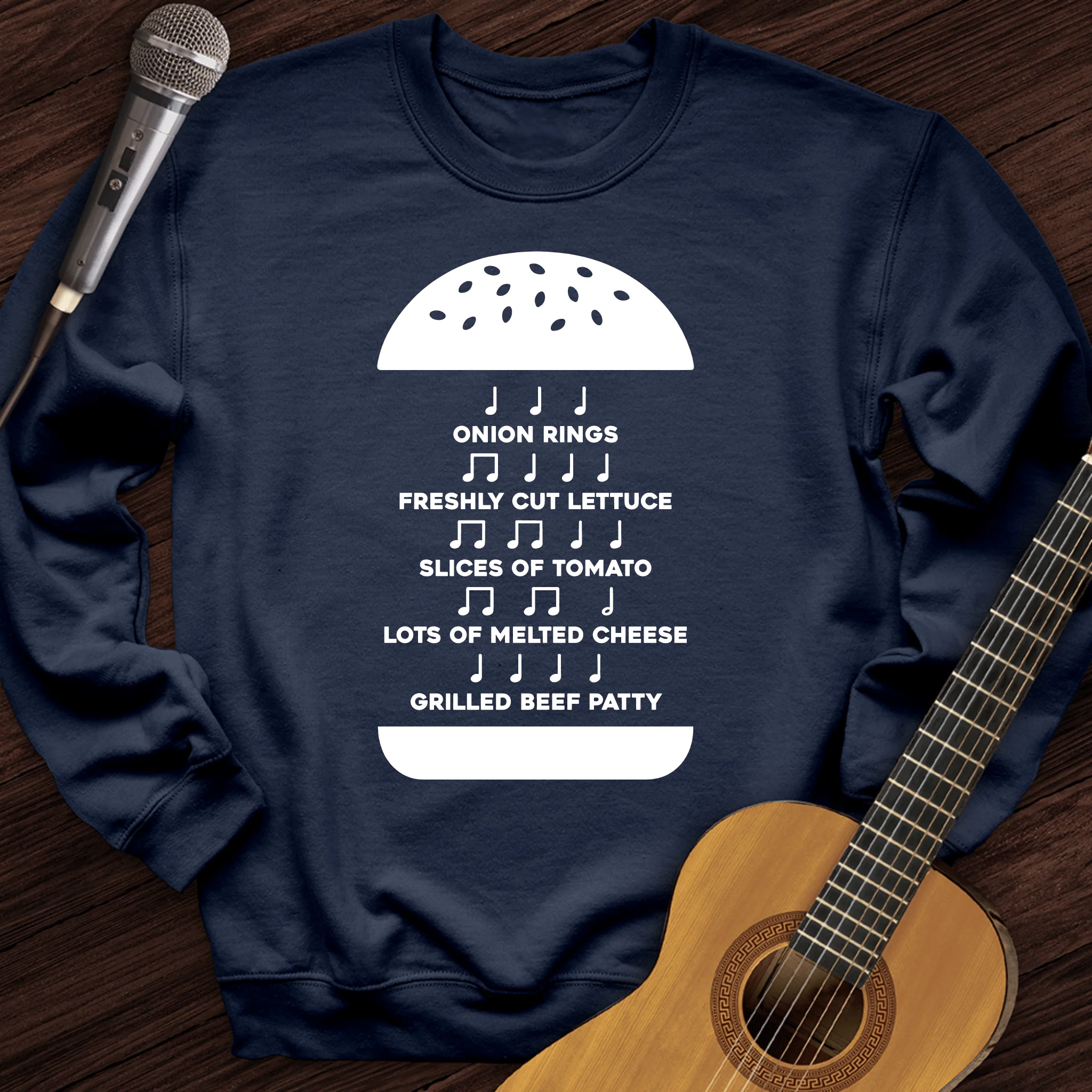 Burger Music Crewneck