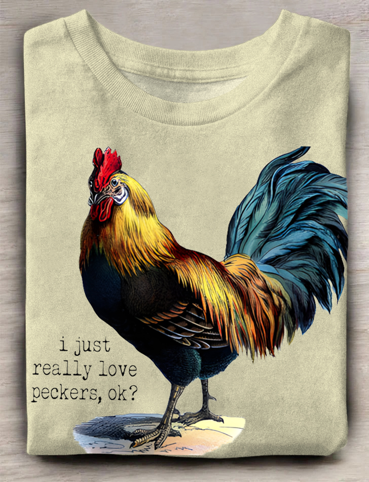 Women's Animal Print Casual Short Sleeve T-Shirt