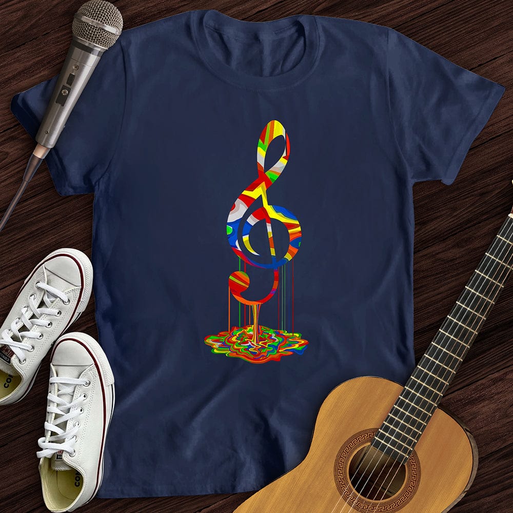 Melting Treble Clef T-Shirt
