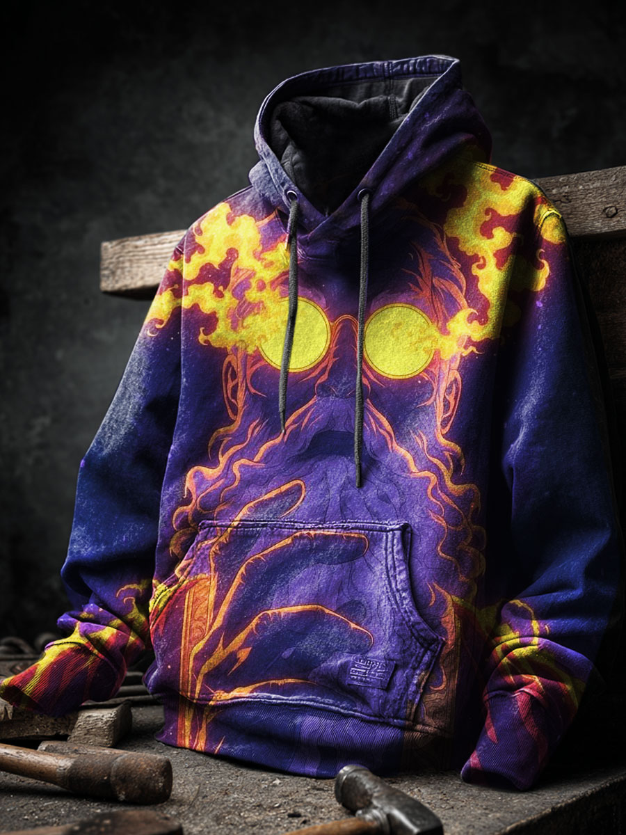 Psychedelic Art Prints Casual Hoodie Sweatshirt