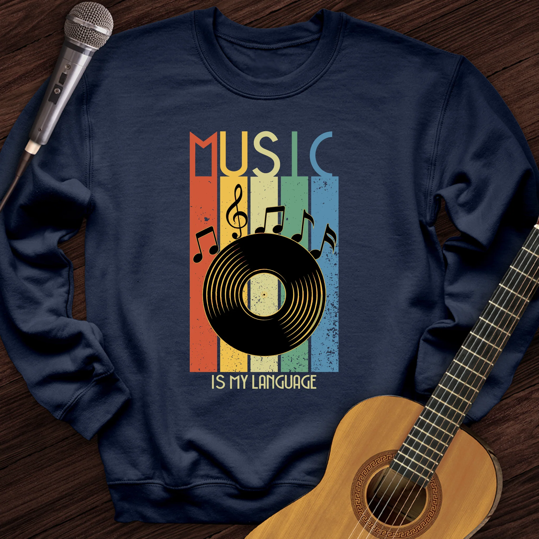 Music Is My Language Crewneck