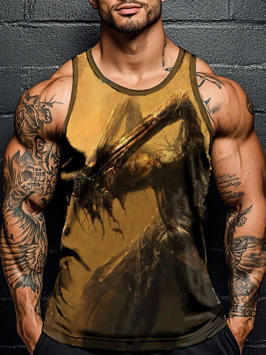 Dark Fantasy Art Print Tank Top