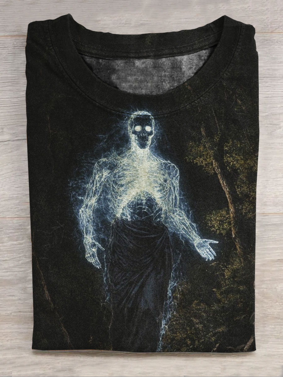 Dark Fantasy Art Print Short Sleeve Top