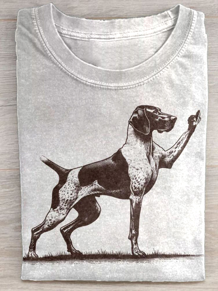 Rude Pointer Dog T-shirt