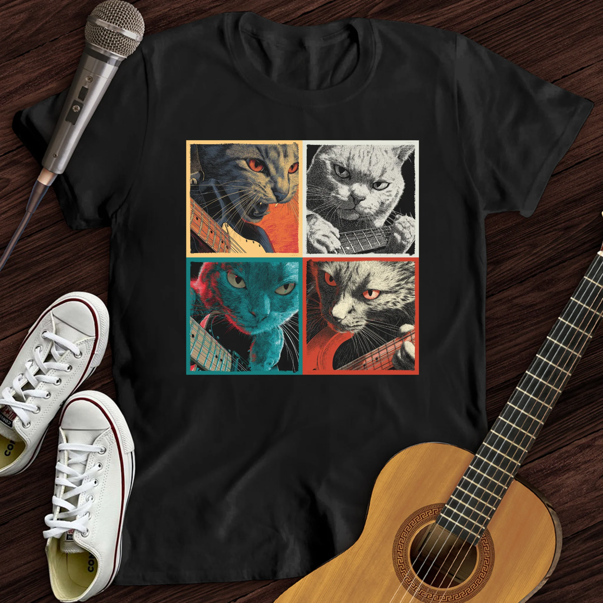Cats With Guitars T-Shirt