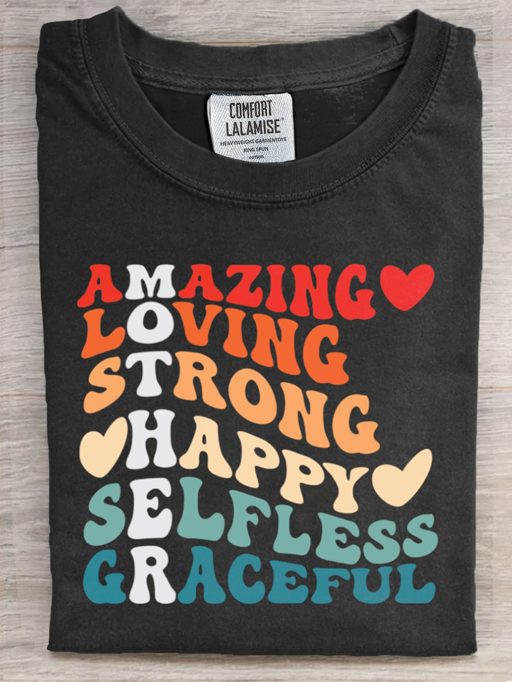 Description of a Mother Mother's DayArt Print Casual Short Sleeve T-shirt