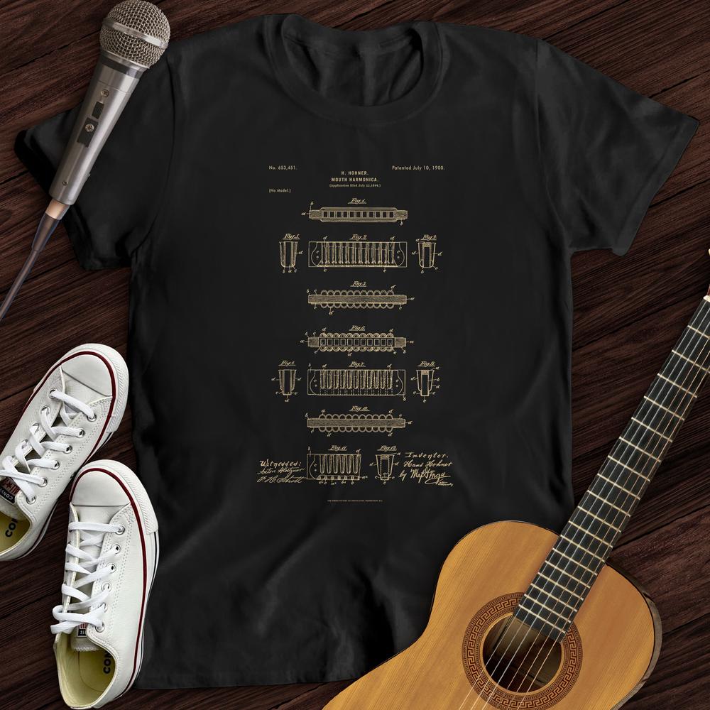 Harmonica Patent T-Shirt