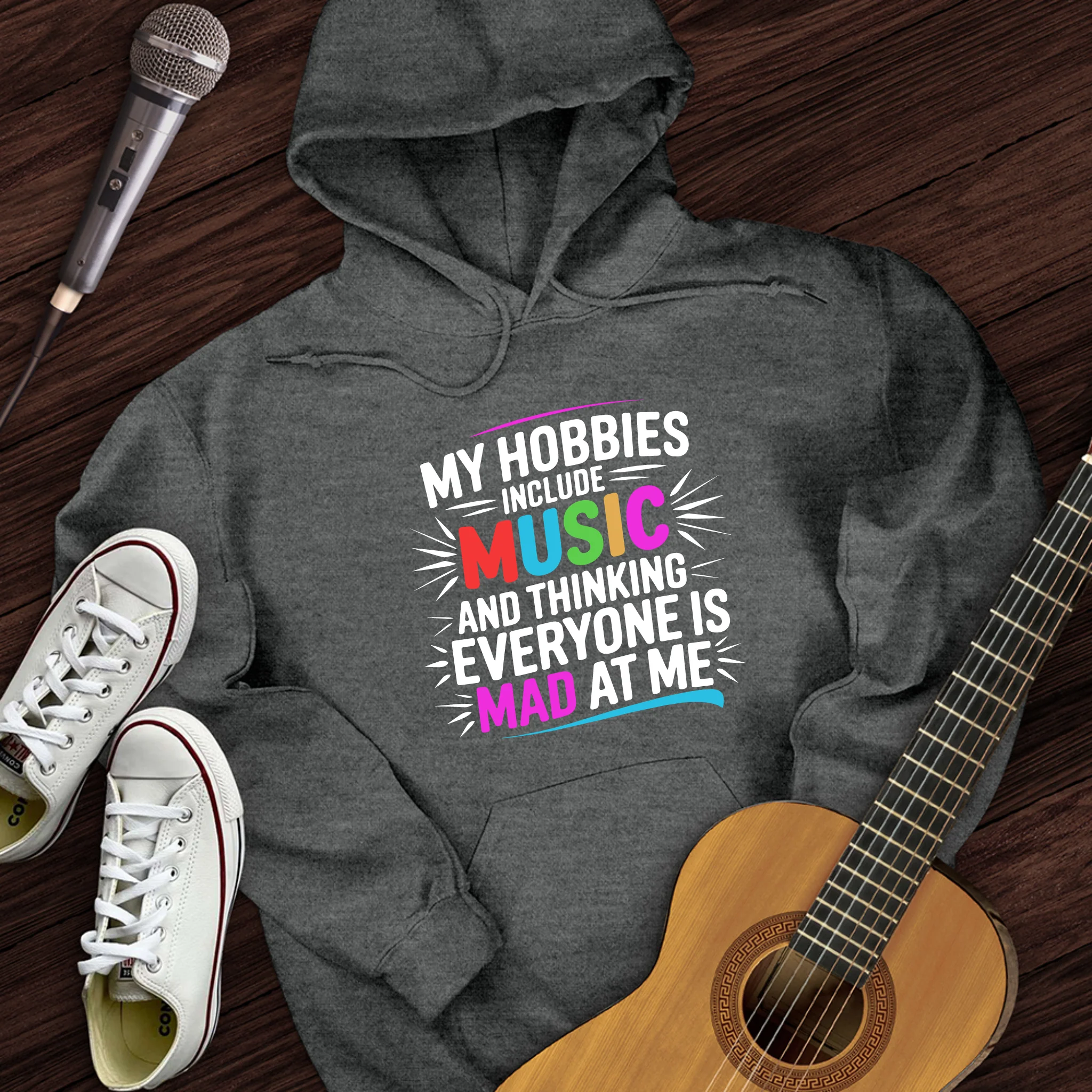 My Hobbies Include Music Hoodie