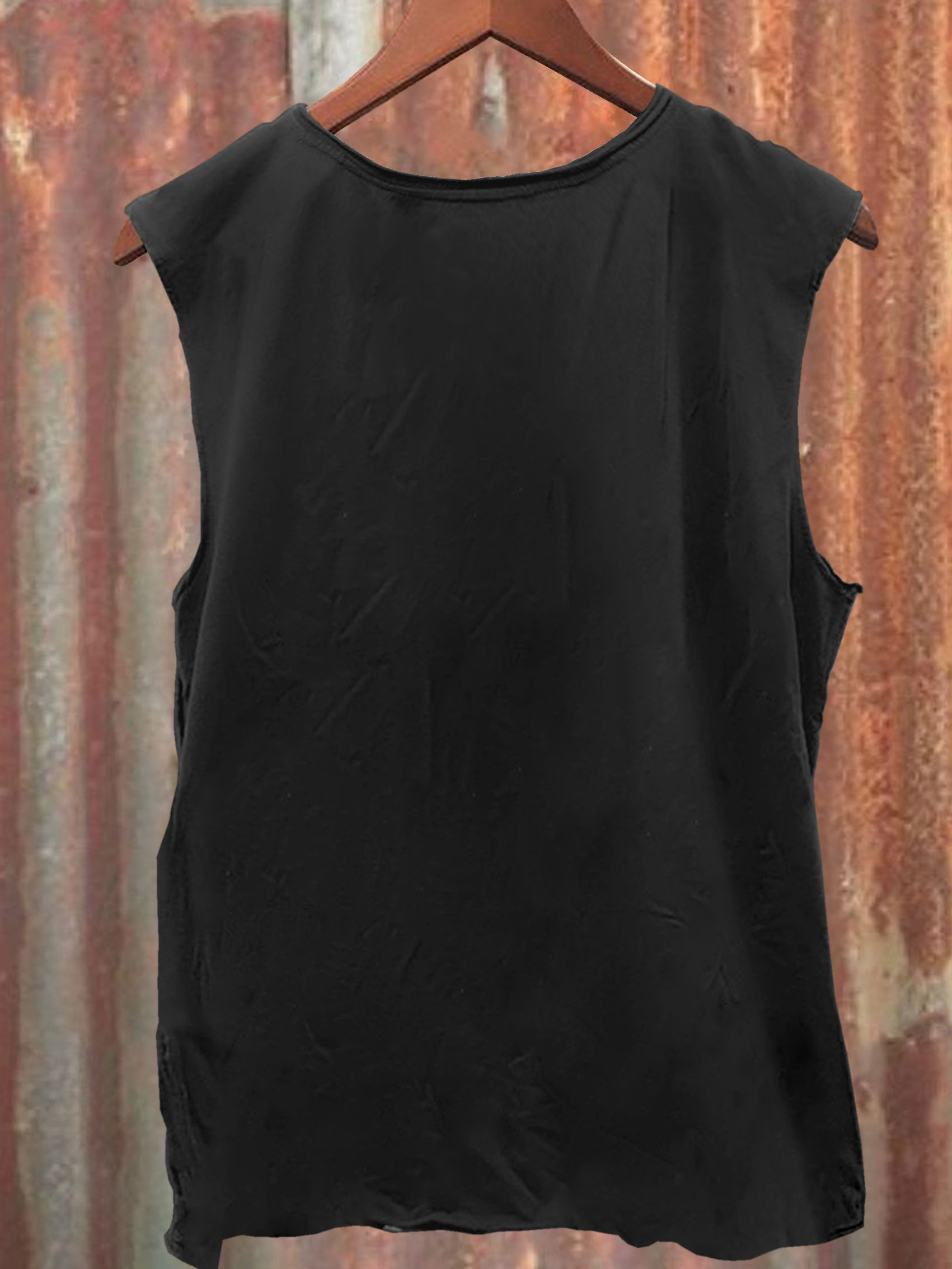 Unisex Cat Skull Graphic Tank Top