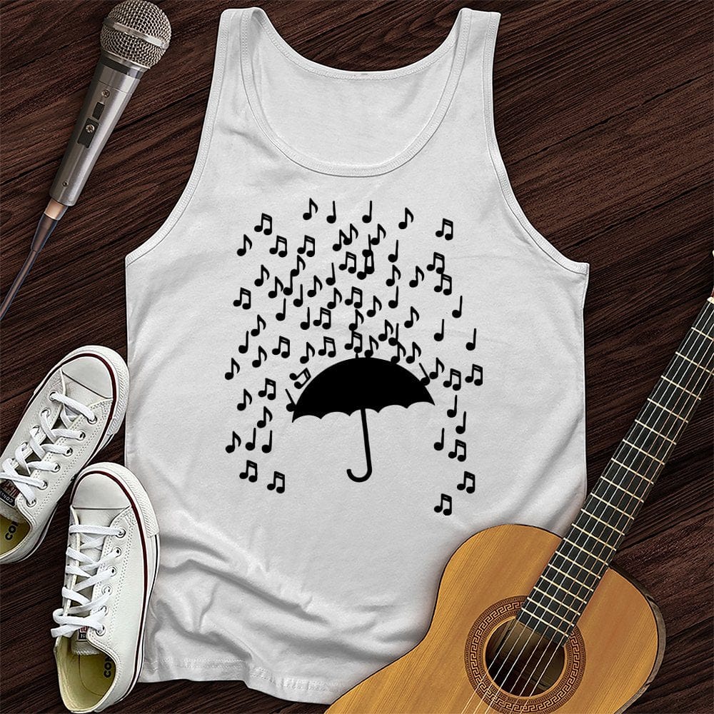 Music Note Shower Tank Top