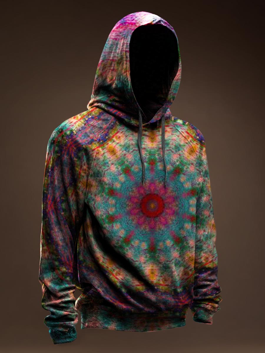 Ethnic Style Pattern Casual Hoodie Sweatshirt