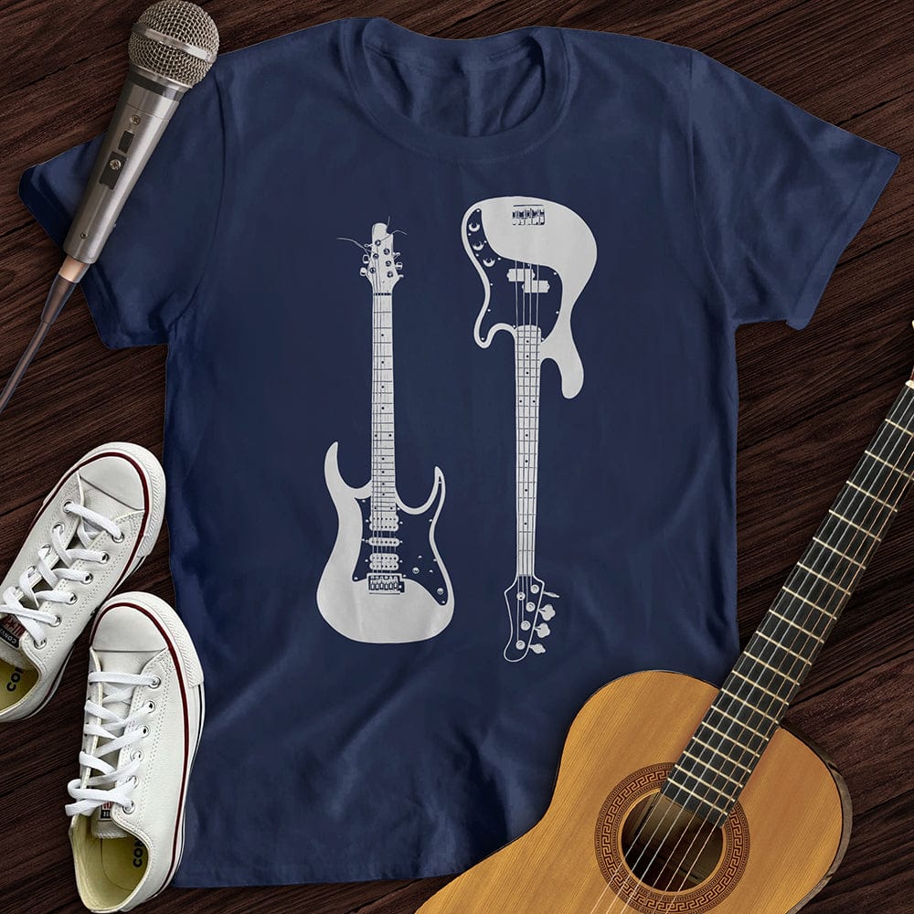 Electric and Bass Guitar T-Shirt