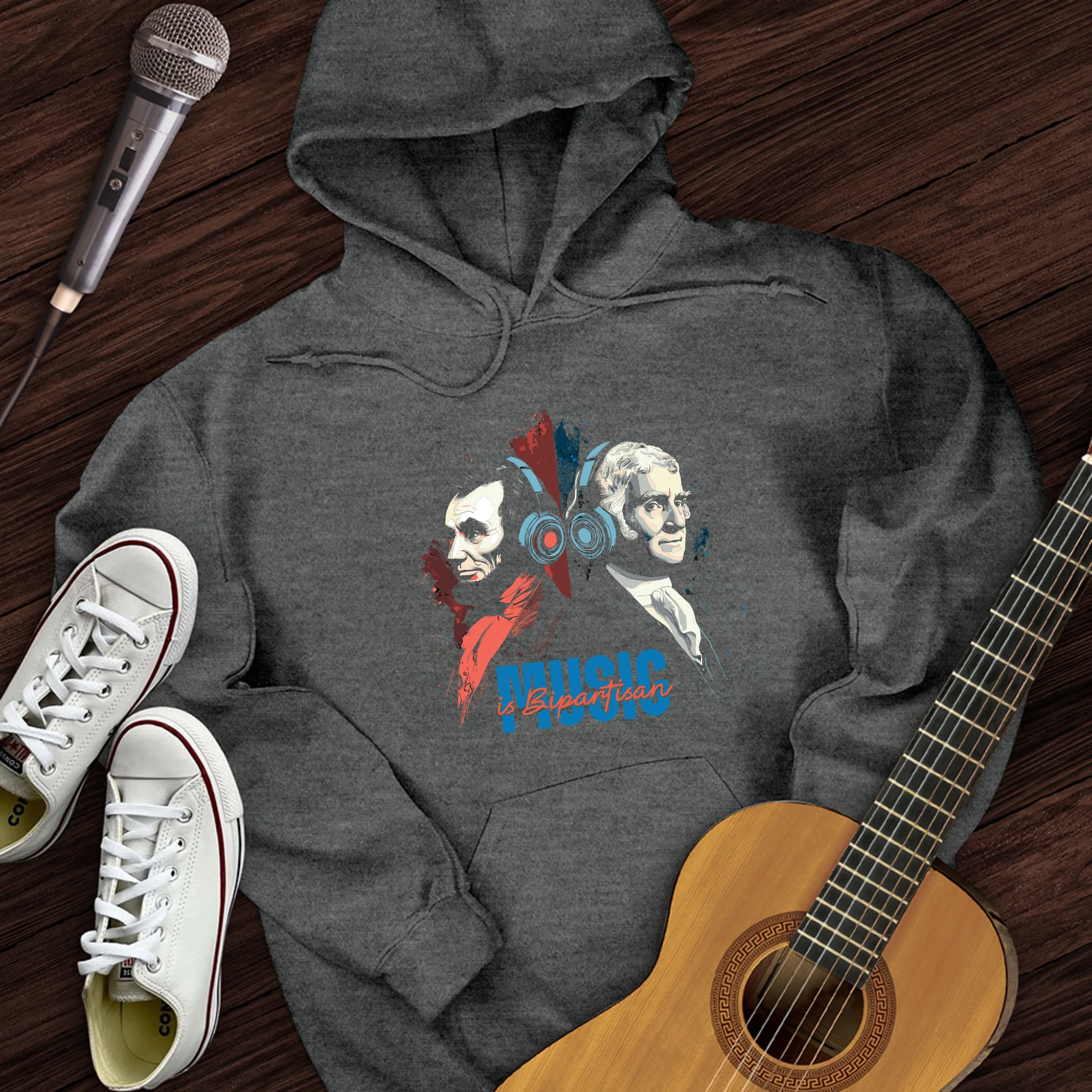 Music is Bipartisan Hoodie