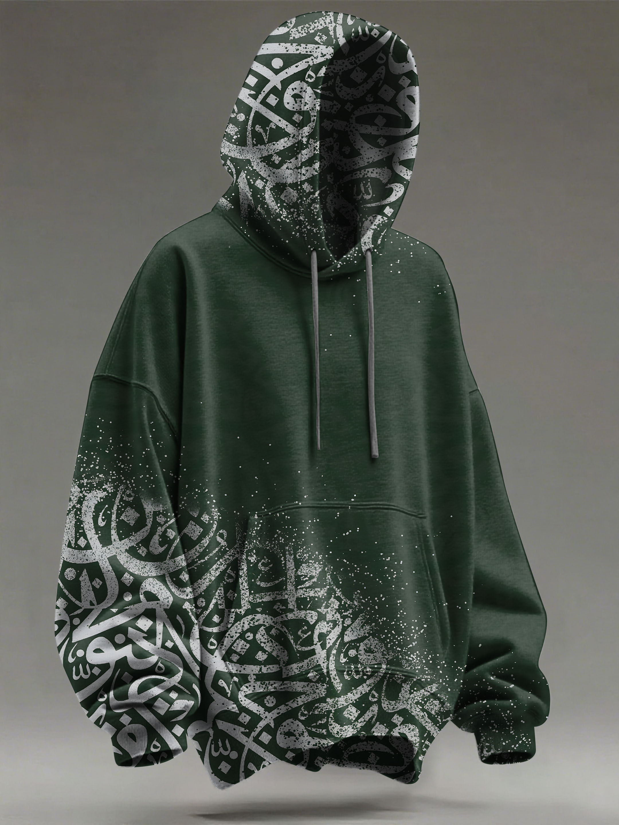 Retro Traditional Pattern Art Print Casual Hoodie Sweatshirt