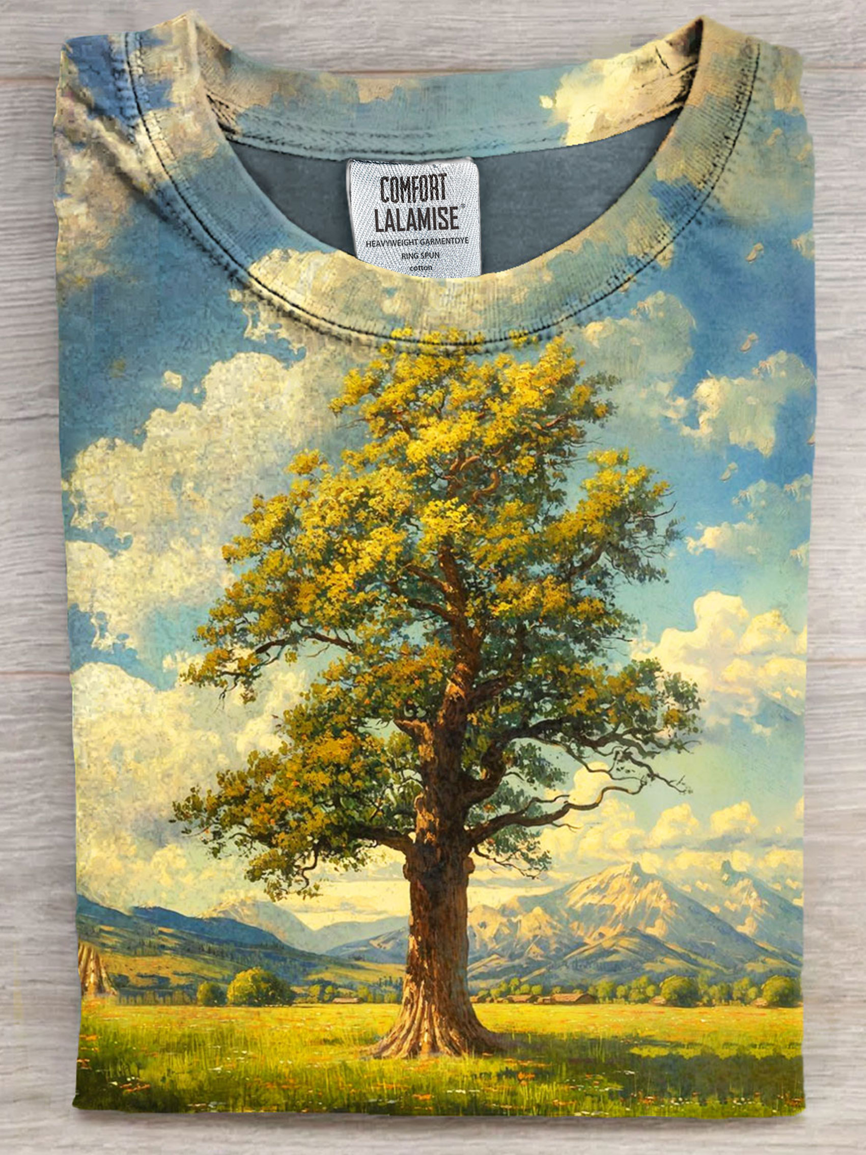 Peace Nature Lover Art Print Casual Short Sleeve T-shirt