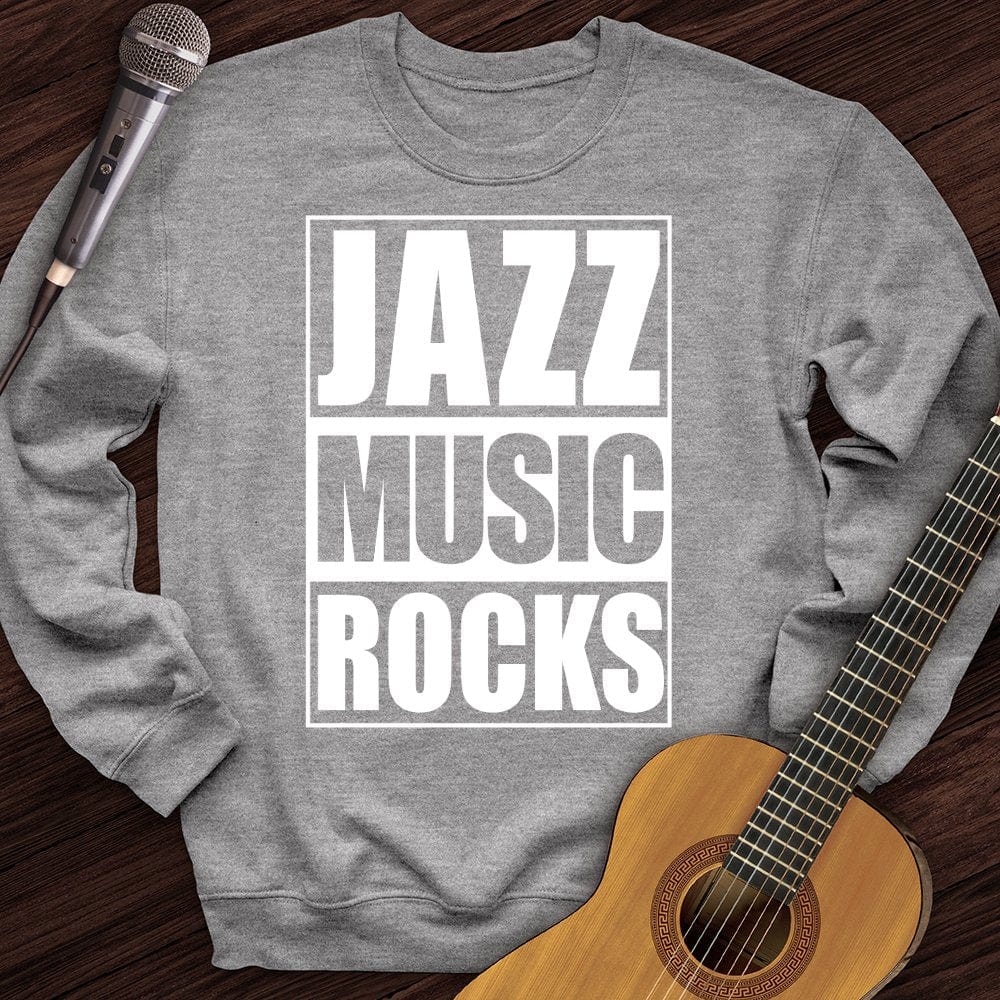 Jazz Music Rocks Crewneck