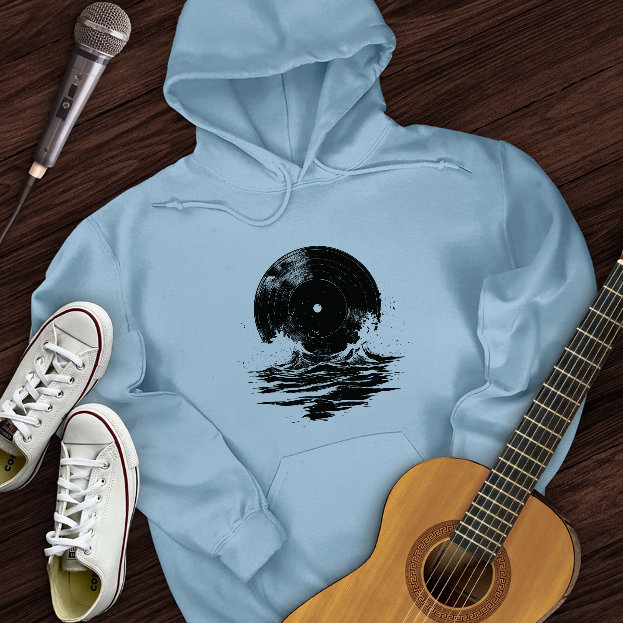 Vinyl Wave Hoodie