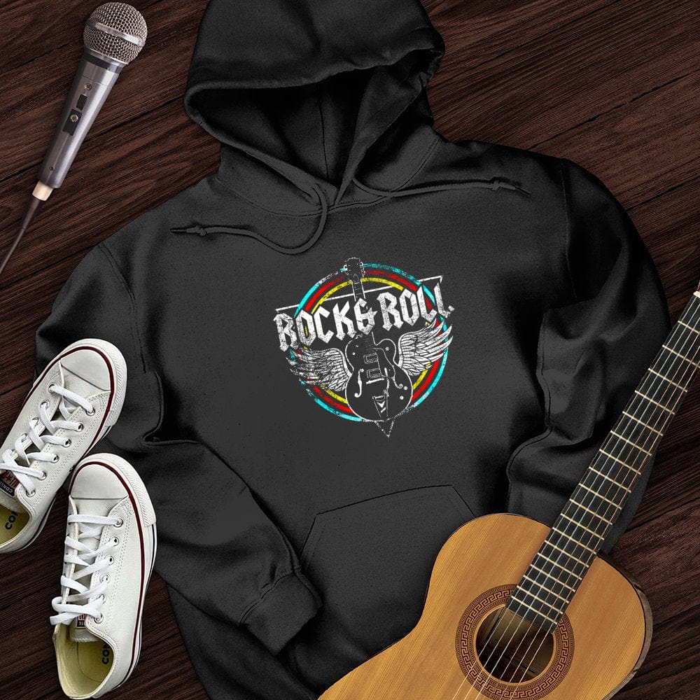 Retro Rock And Roll Hoodie
