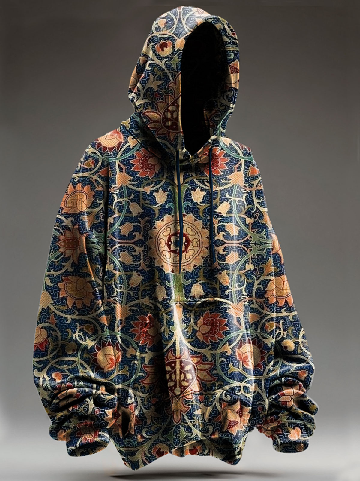 Vintage Ethinic Art Print Casual Sweatshirt