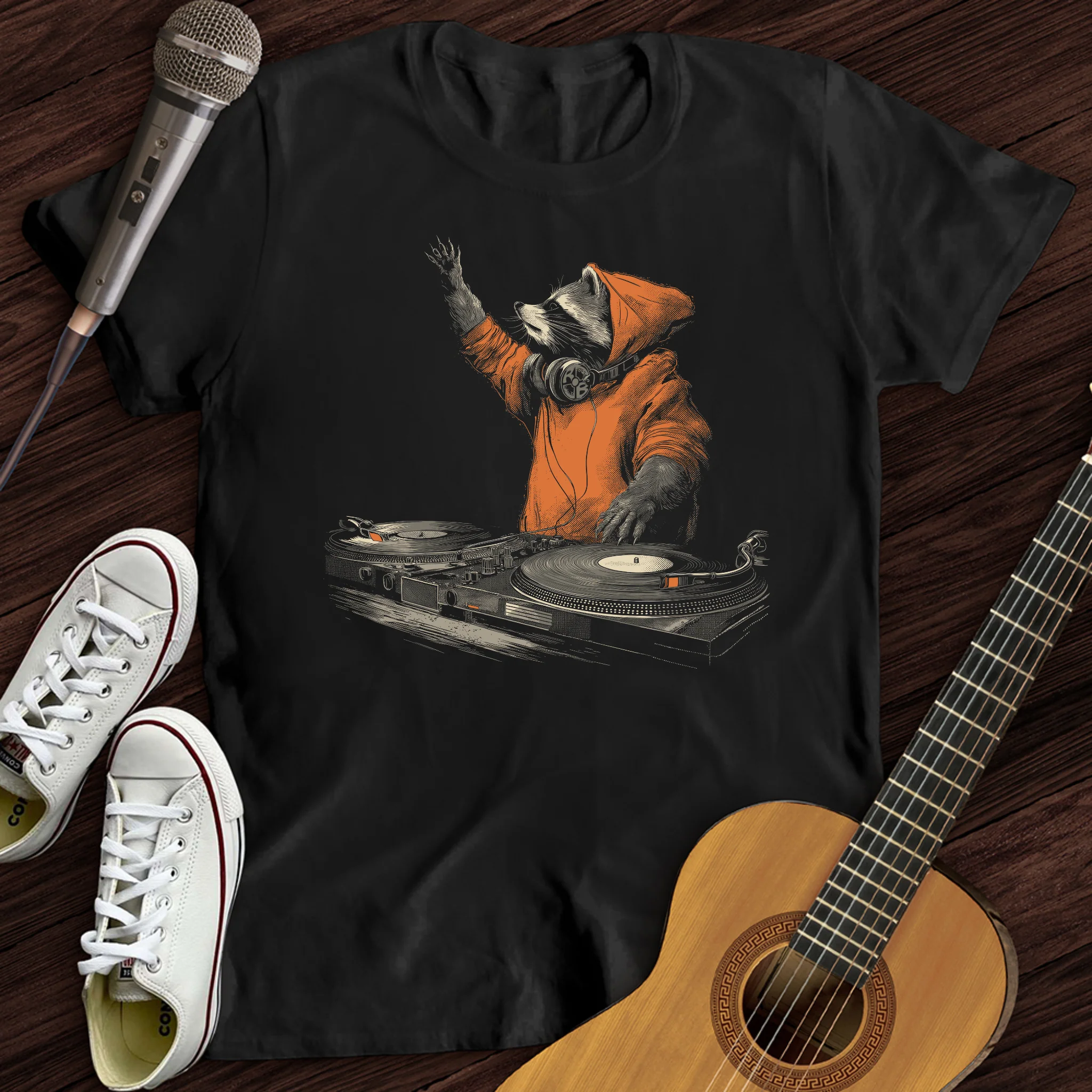 Raccoon Turntables T-Shirt