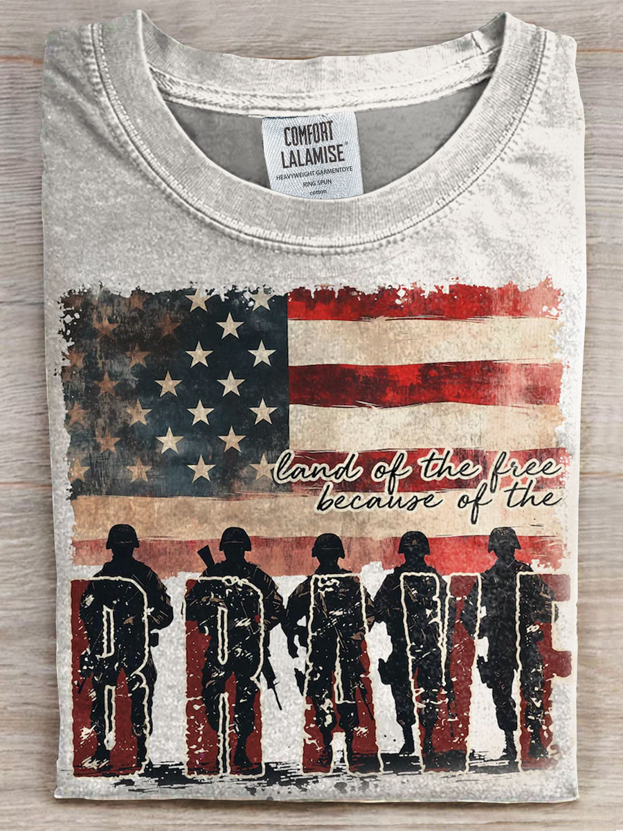independence Day Prints Casual T-shirt