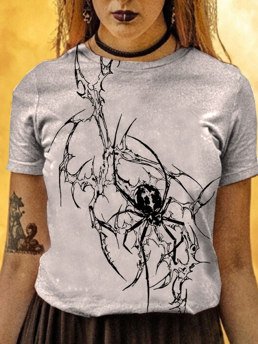 Dark Art Print Casual Top