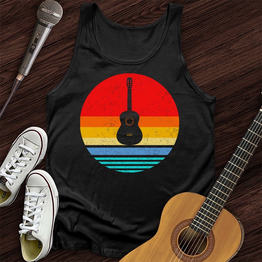 Colorful Vintage Guitar Tank Top