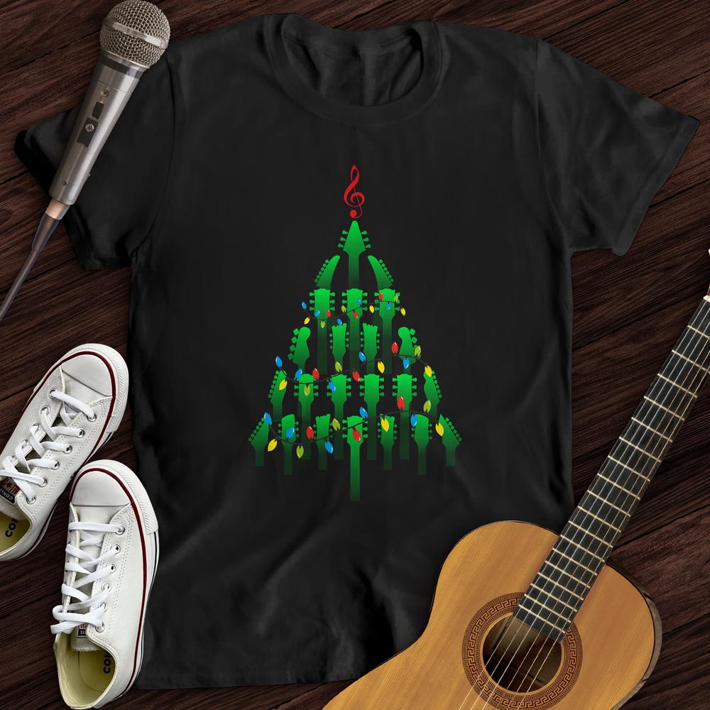 Guitar Christmas Tree T-Shirt