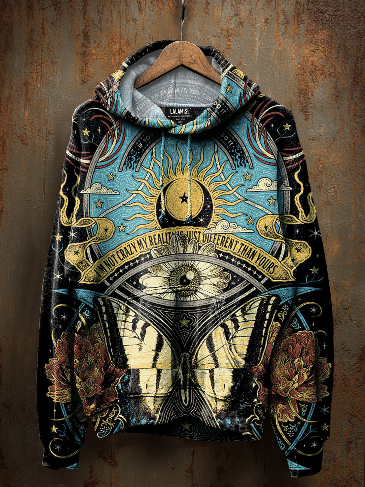 Dark Fantacy Cool Eye Art Print Casual Sweatshirt