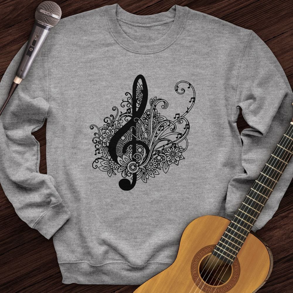 Mandala Music Note Crewneck