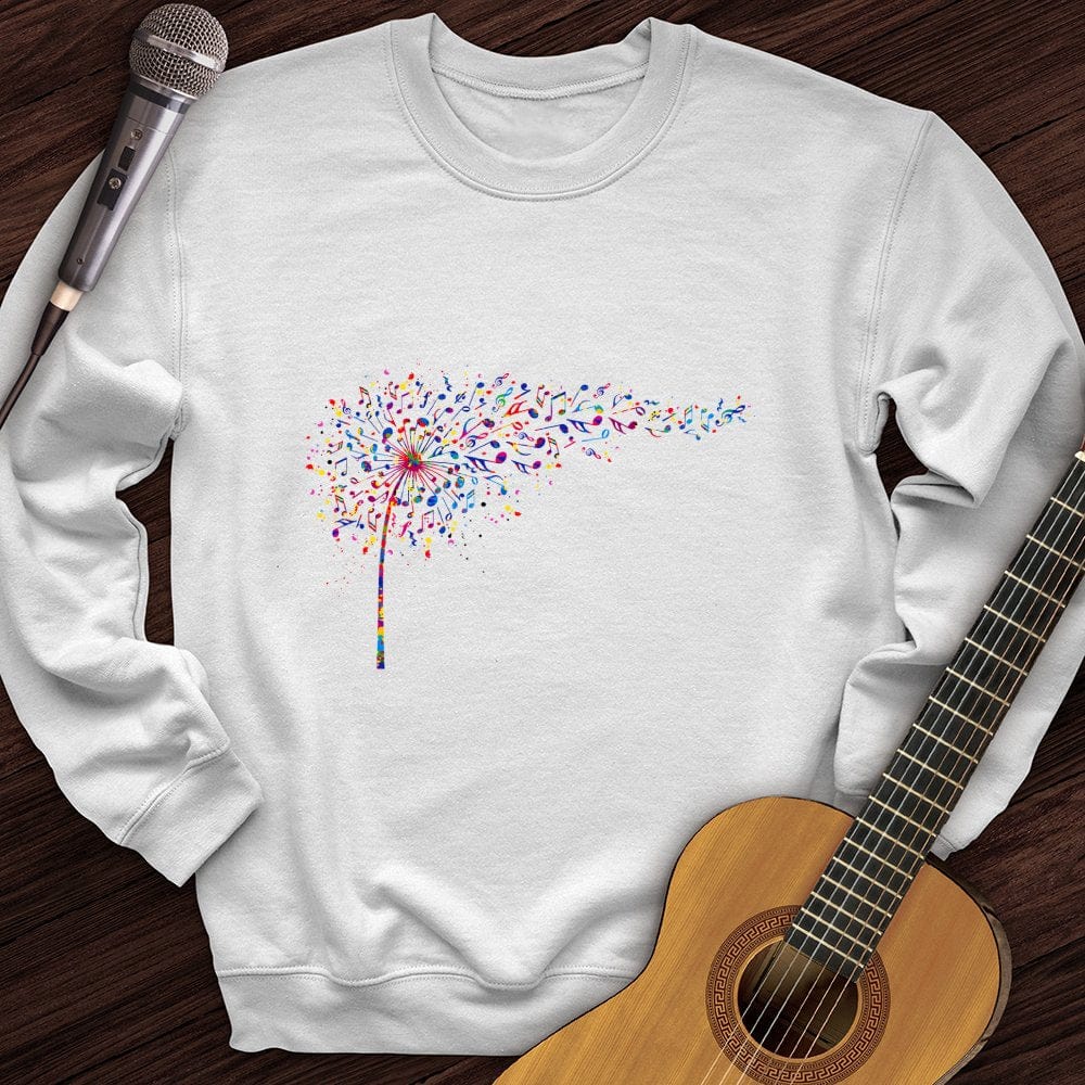Rainbow Music Dandelion Crewneck