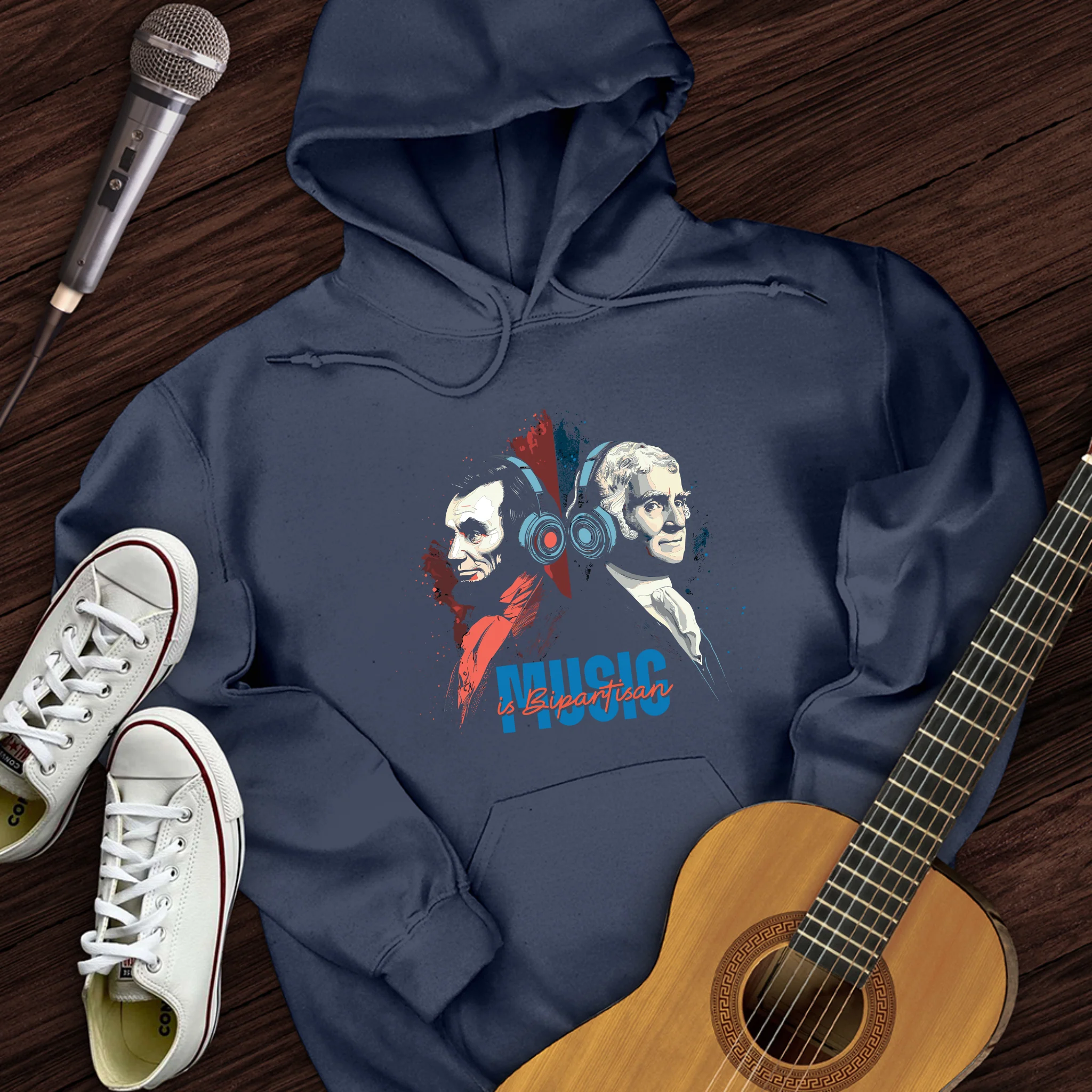 Music is Bipartisan Hoodie