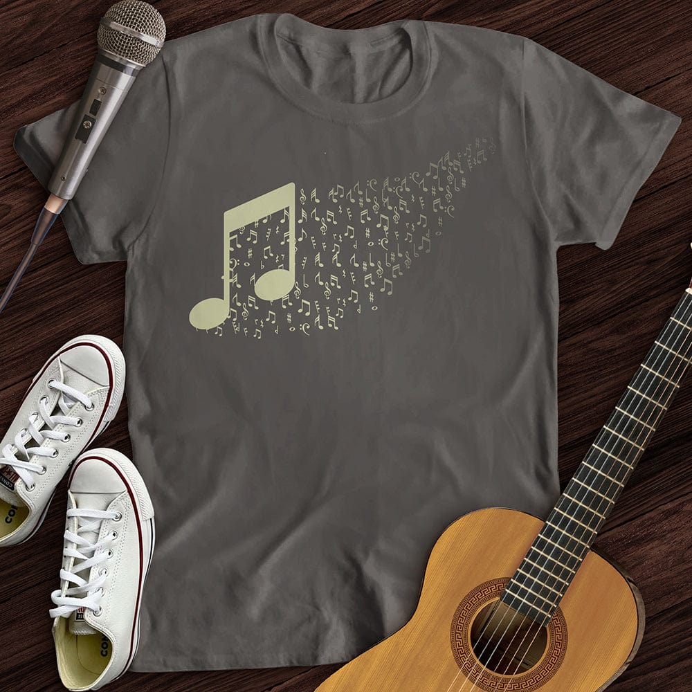 Music Note Floating Away T-Shirt