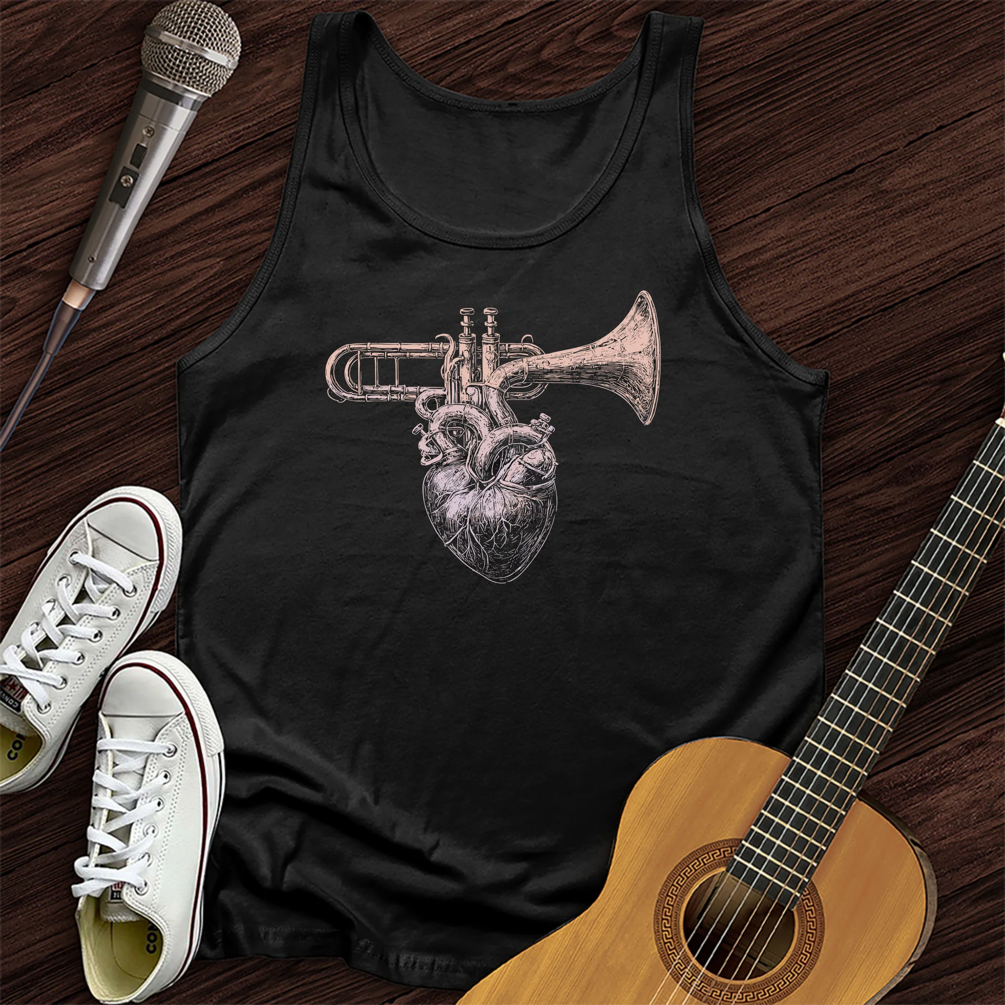 Trumpet Heart Tank Top
