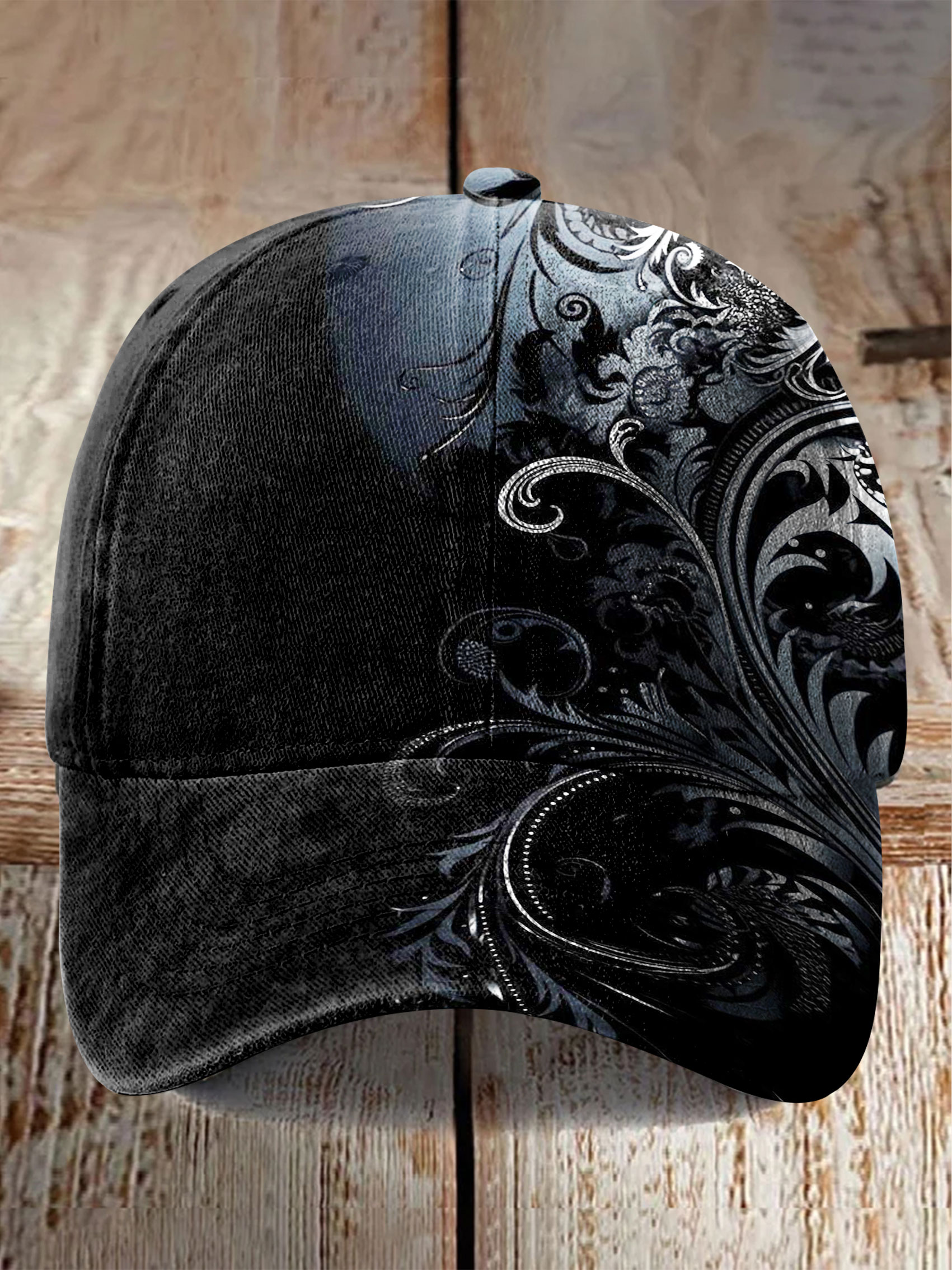 Abstrct Art Print Casaul Hats