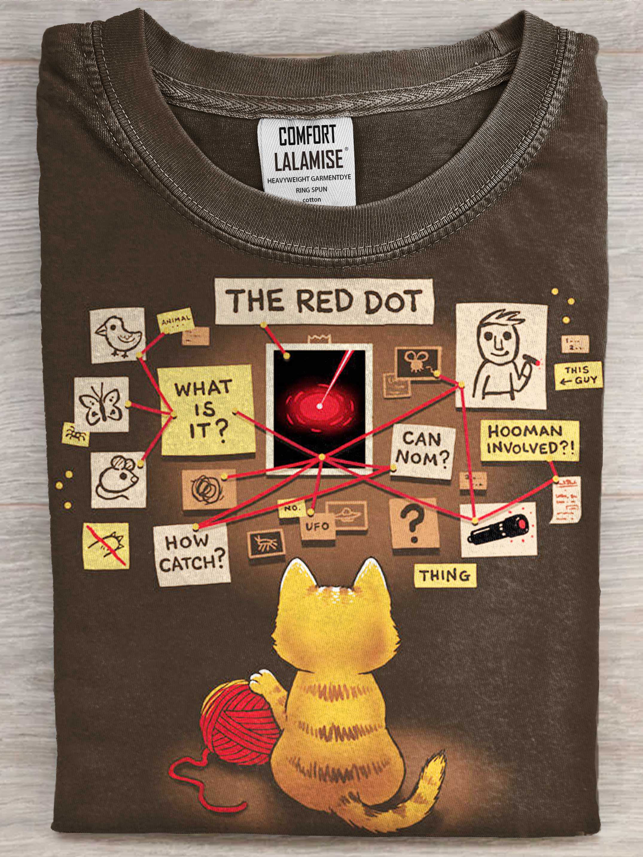 A Game of Cat and Mouse Art Print Casual Short Sleeve T-shirt