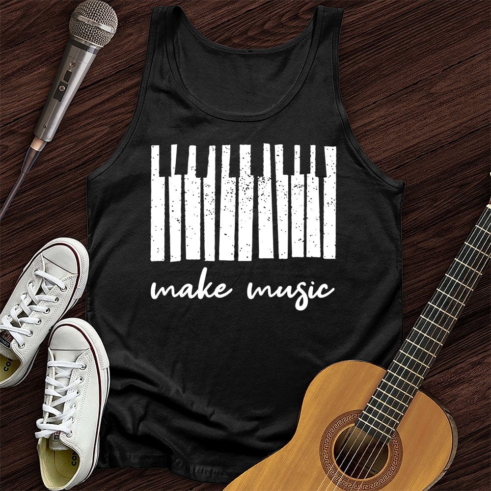 Make Music Piano Tank Top