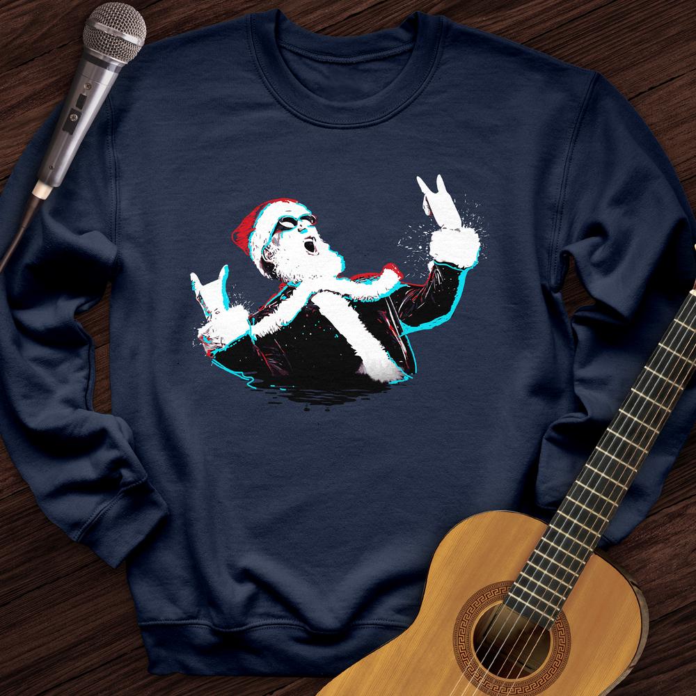 Rock and Roll Santa Crewneck
